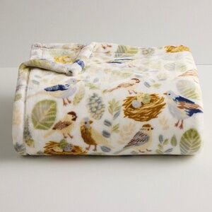 Songbird Printed Oversized Plush Throw Blanket 5x6ft - The Big One